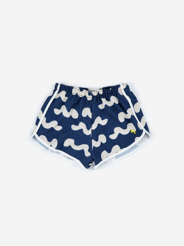 WAVES ALL OVER SWIM SHORTS